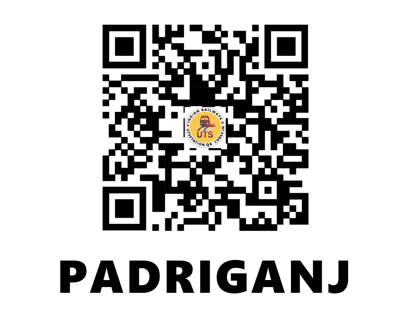UTS QR Code for PADRIGANJ - PNJ (SB - MADHYA PRADESH)